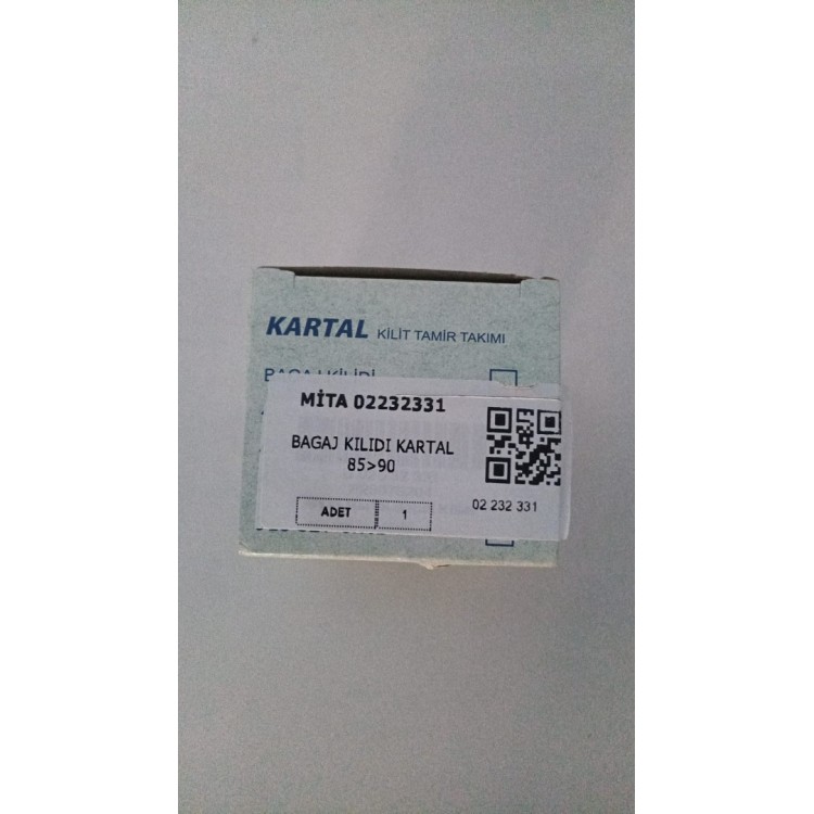 Tofaş Kartal Bagaj Kilidi 1985-1990 Modeller Arası 85004500