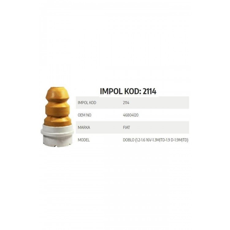 Süspansıyon Takozu Ön Uzun Doblo 1.2 1.2 16v 1.3mjtd 1.9mjtd Fıat 46804120 Süspansıyon Takozu Ön Uzun Doblo 1.2 1.2 16v 1.3mjtd 1.9mjtd Fıat 46804120
