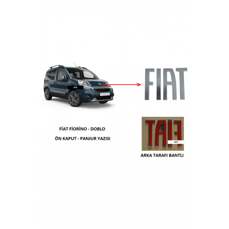 FİAT FİORİNO DOBLO ÖN PANJUR ARMASI - AMBLEMİ - ÖN KAPUT FİAT YAZISI 155302707 eta1005-5373 FİAT FİORİNO DOBLO ÖN PANJUR ARMASI - AMBLEMİ - ÖN KAPUT FİAT YAZISI 155302707 eta1005-5373