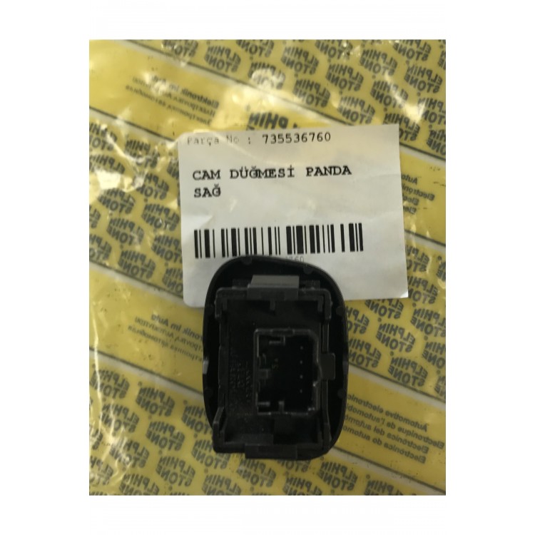 Fiat Panda cam düğmesi tekli Fiat Panda cam düğmesi tekli