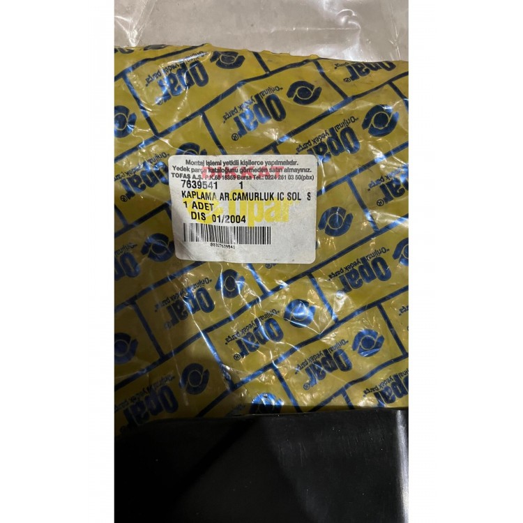 Arka Çamurluk Davlumbazı Tempra Sol 7639541 Arka Çamurluk Davlumbazı Tempra Sol 7639541