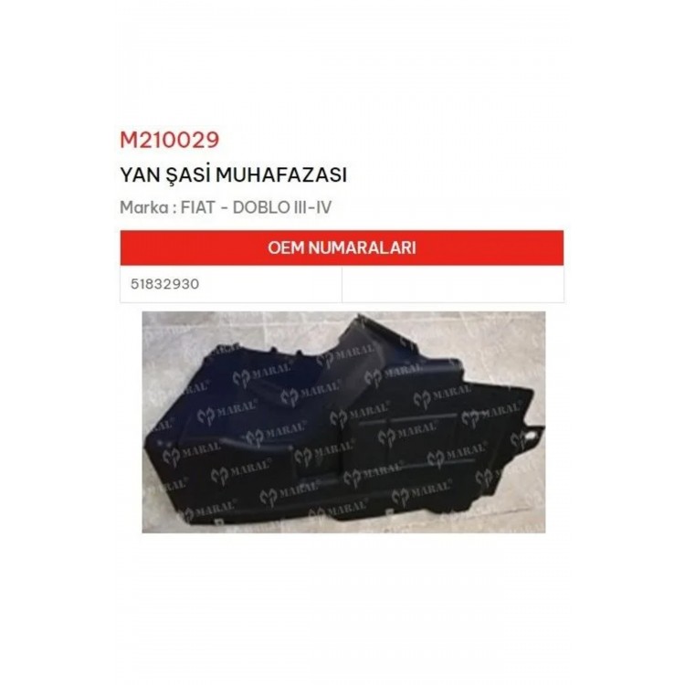 ŞASİ MUHAFAZASI YAN FİAT DOBLO III-IV
