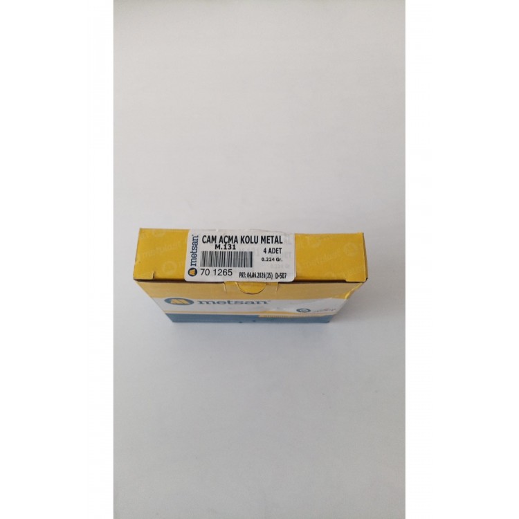 Murat 131 cam kolu metal takım 4 adet Murat 131 cam kolu metal takım 4 adet