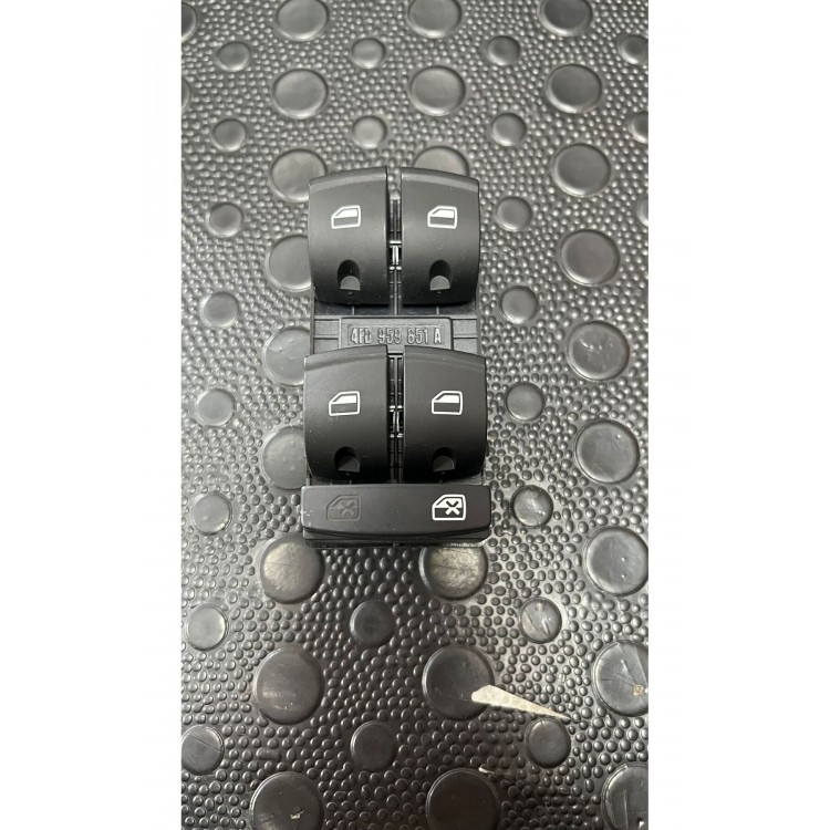 4FD959851A AUDI A3 A6 S6 C6 Q7 için Sol Sürücü Tarafı Elektrikli Cam Kontrol Düğmesi 4FD959851A AUDI A3 A6 S6 C6 Q7 için Sol Sürücü Tarafı Elektrikli Cam Kontrol Düğmesi