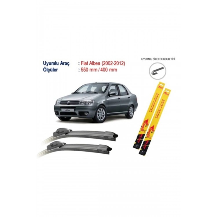 Fiat Albea Inwells Muz Silecek Takımı (2002-2012) Fiat Albea Inwells Muz Silecek Takımı (2002-2012)