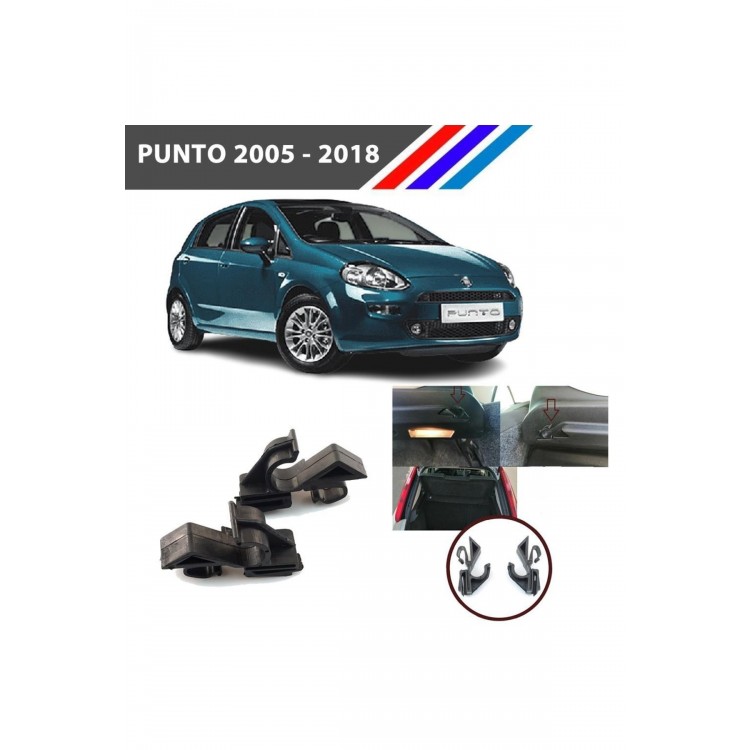Punto - Grande Punto Bagaj Pandizot Braket Tutucu 2 Adetli Set Punto - Grande Punto Bagaj Pandizot Braket Tutucu 2 Adetli Set
